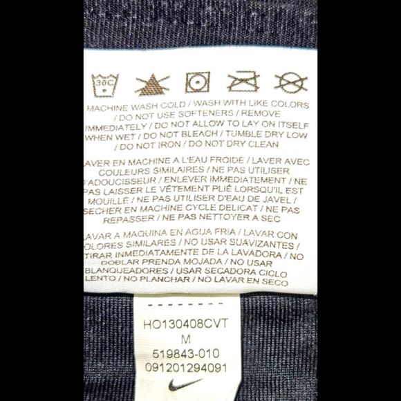 NIKE Women's Black Athletic Running Leggings Size M With Dri-Fit - Picture 11 of 15